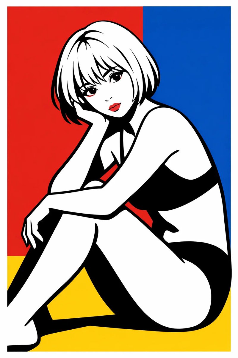 hymacho's tweet photo. Simple style, primary colors.❤️💛💙
#PopArt #FlatDesign #Minimalism #VectorArt #AIillustration #AIart https://t.co/HBNopDHlBu