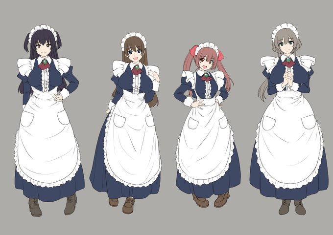 次回作は性教育本のメイドたちが再登場します。
全員ドすけべです。 