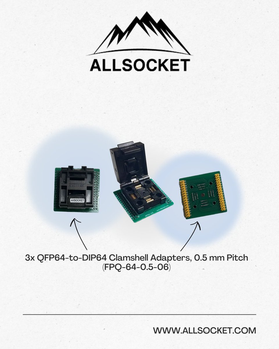 mcgillailab's tweet photo. 🧠🔩Huge welcome to @AllsocketSales as a sponsor! Their professional IC programming adapters support our hardware development and testing. https://t.co/KaezHYQUVe