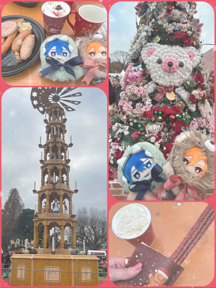 クリスマスマーケット行ってきた‼️🎄
お昼から行ったし寒かったので混む前に離脱したけど楽しかったしご飯が美味しかった♡