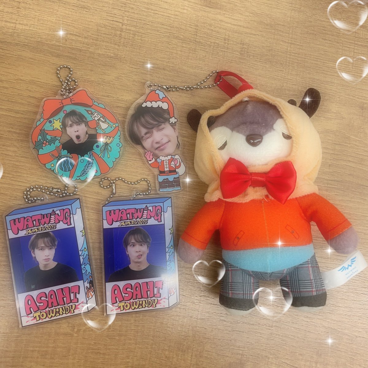 WATWINGグッズランダムキーチェーン 曉くん全部揃った🥹🤍 可愛すぎる
