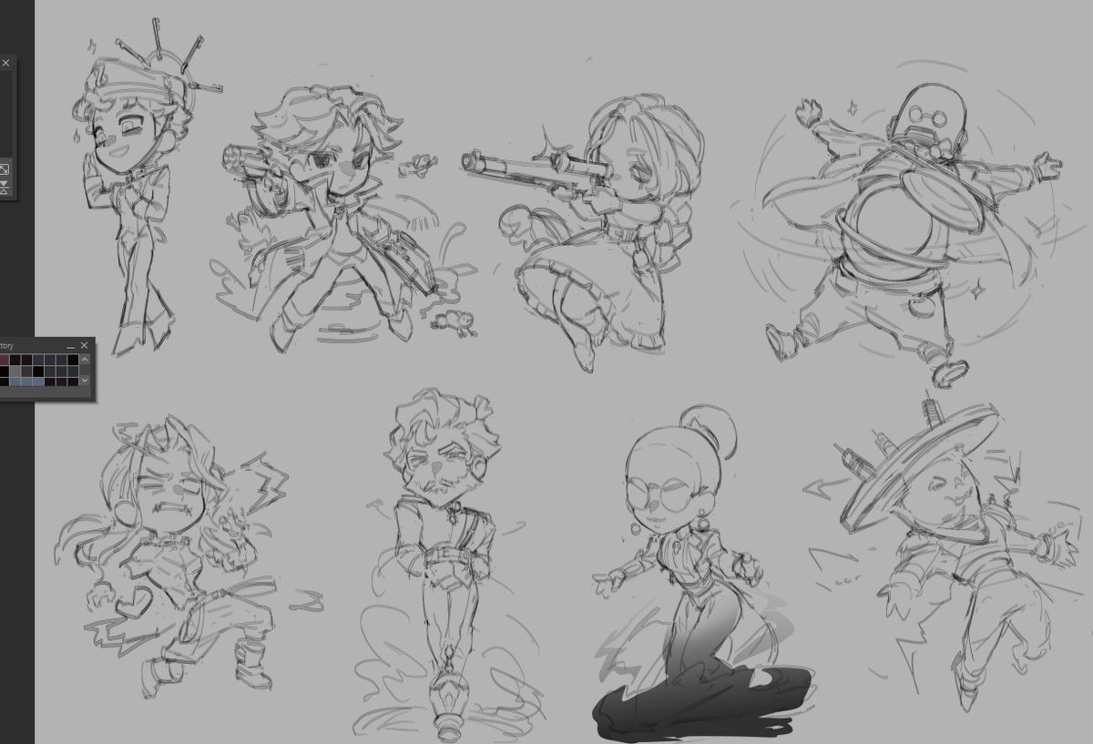 vpkirbo's tweet image. using my free-will as an artist to make keychains of my fave character designs using their ultimates bc i love hoarding