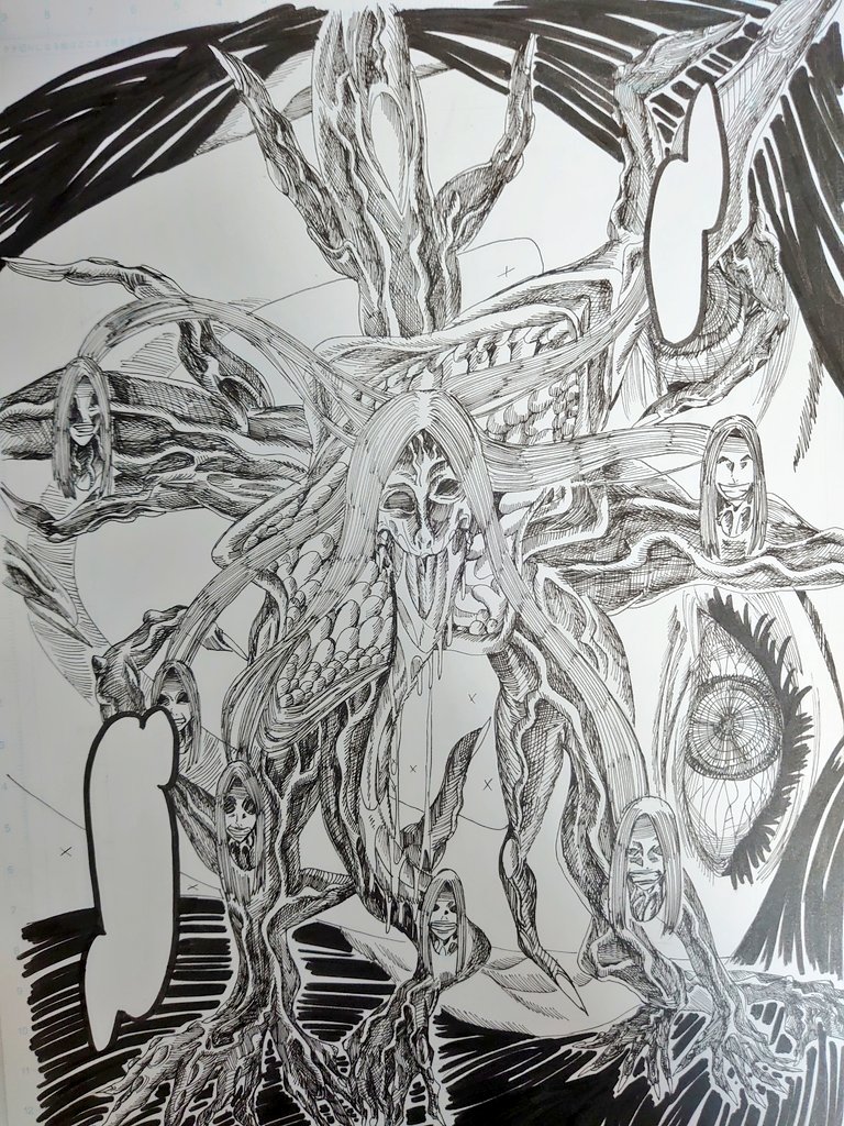 ペン入れ39P完、、、!
あとは文字入れ、、、😇

※エロ漫画です 