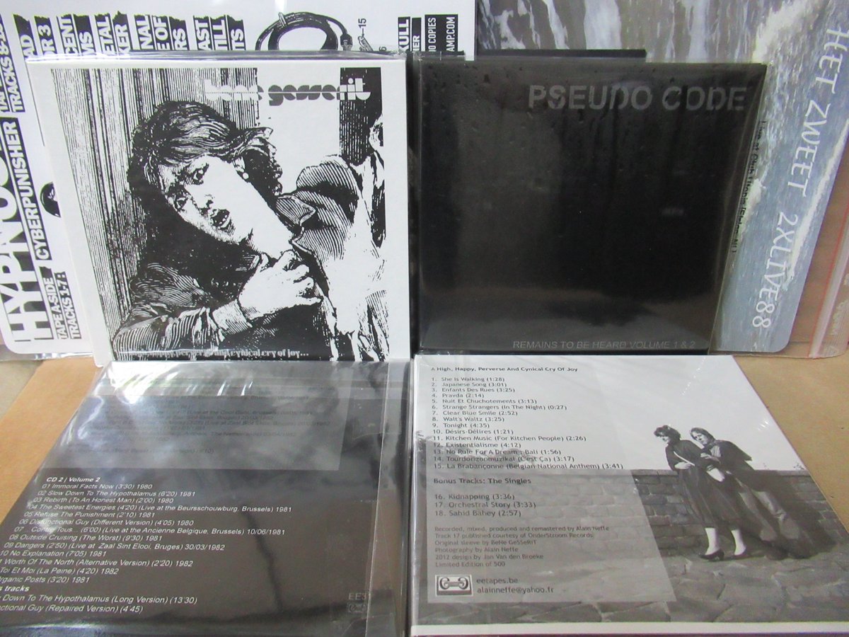 BENE GESSERIT, PSEUDOCODE, 1979 Original Industrial from Belgium. super-Rare-Tracks CDs.