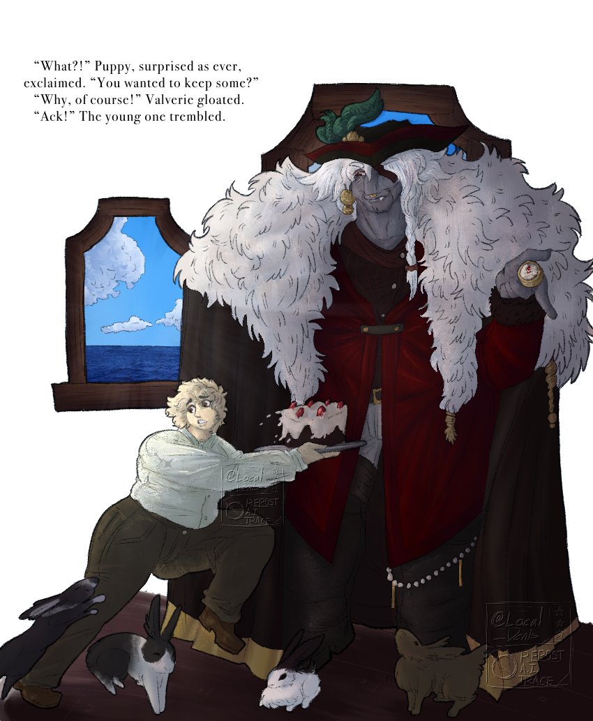 “Oh no! Captain, I thought you sailed these bunnies back to Bunnyworld!”

#mrdinosaurshouse #robloxart #robloxfanart #bunnies