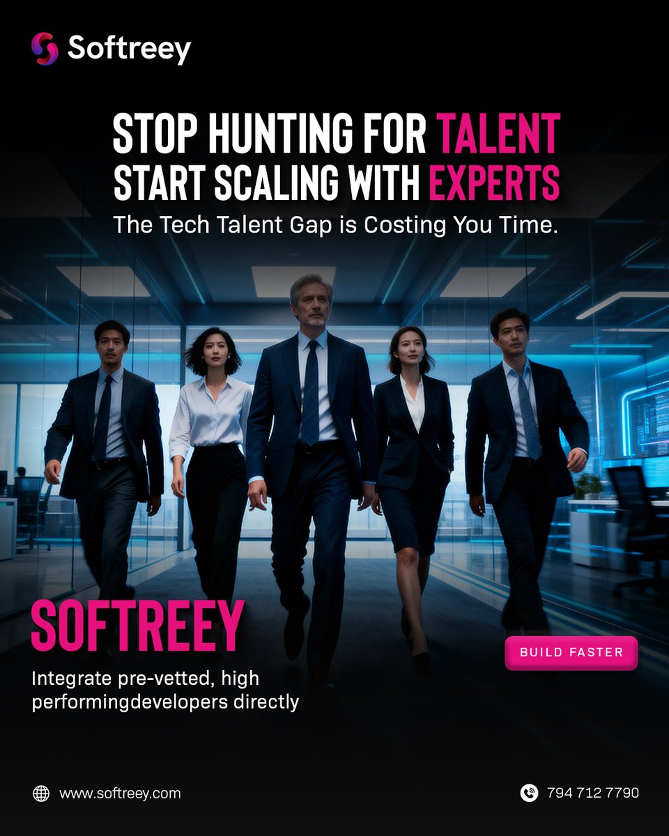 SofTreey's tweet photo. Recruitment shouldn’t be the reason your project is delayed. 📉

Finding the right talent often takes months of vetting, interviewing, and onboarding. By the time you find the right person

#Softreey #StaffAugmentation #TechTalent #ResourceAugmentation #SoftwareDevelopment https://t.co/JglTrRN1Nm