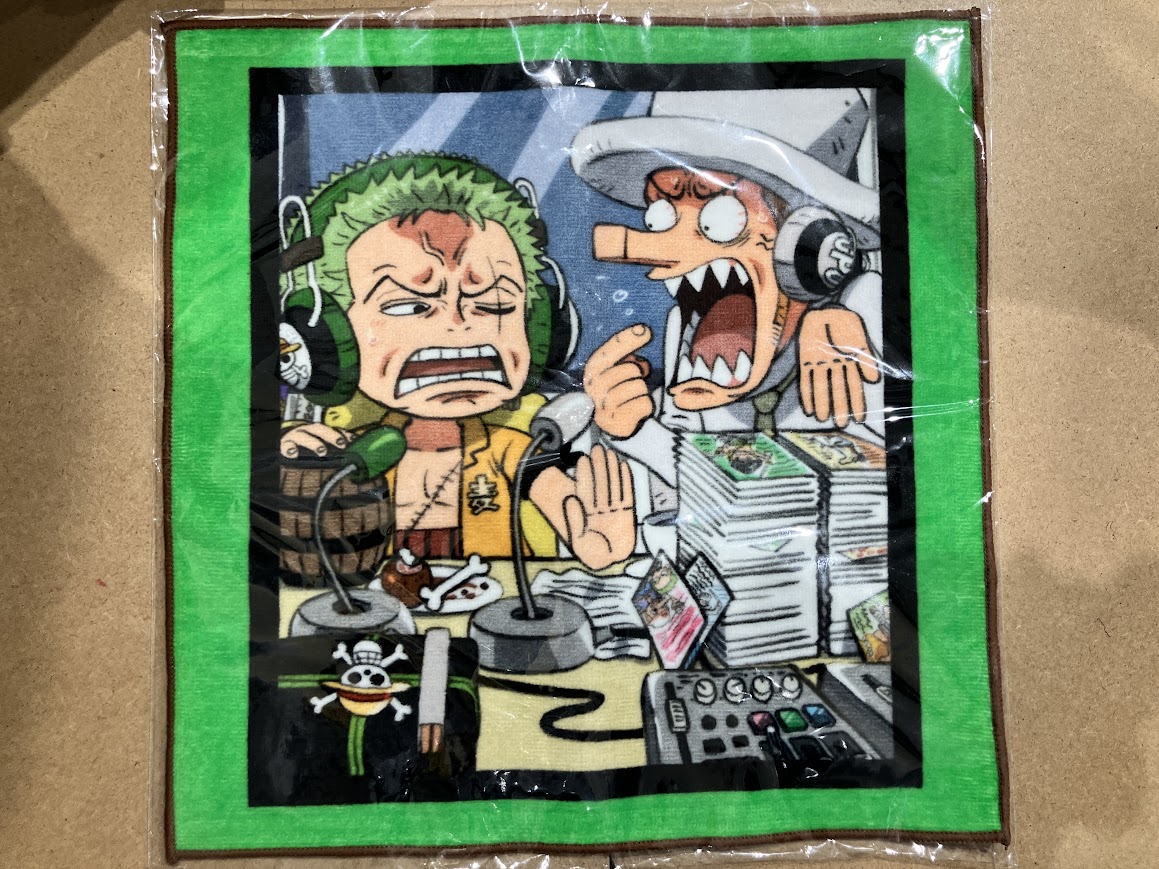 再入荷】 麦わらスペース ハンドタオル ゾロ・カク 880円(税込) 好評