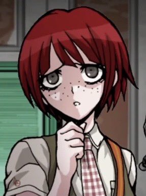 Danganronpa 2x2 give me more Mahiru in the Closing Argument art style pretty please