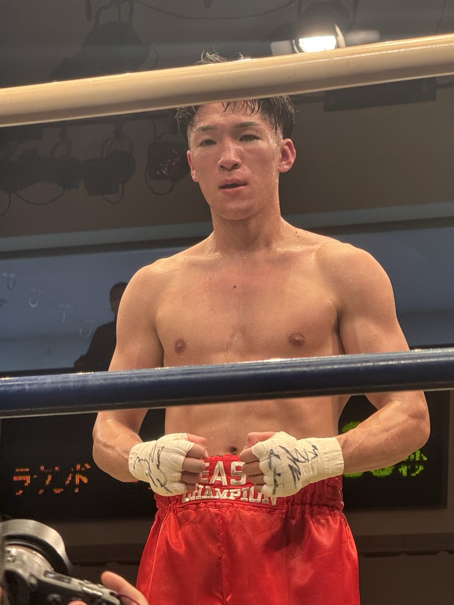 一力ジム初の全日本新人王誕生
落合昭斗おめでとう㊗️