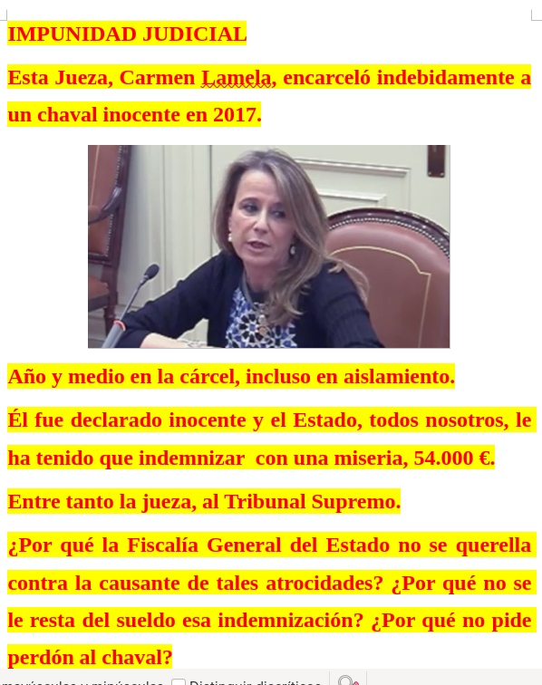 Un caso de extrema impunidad judicial.