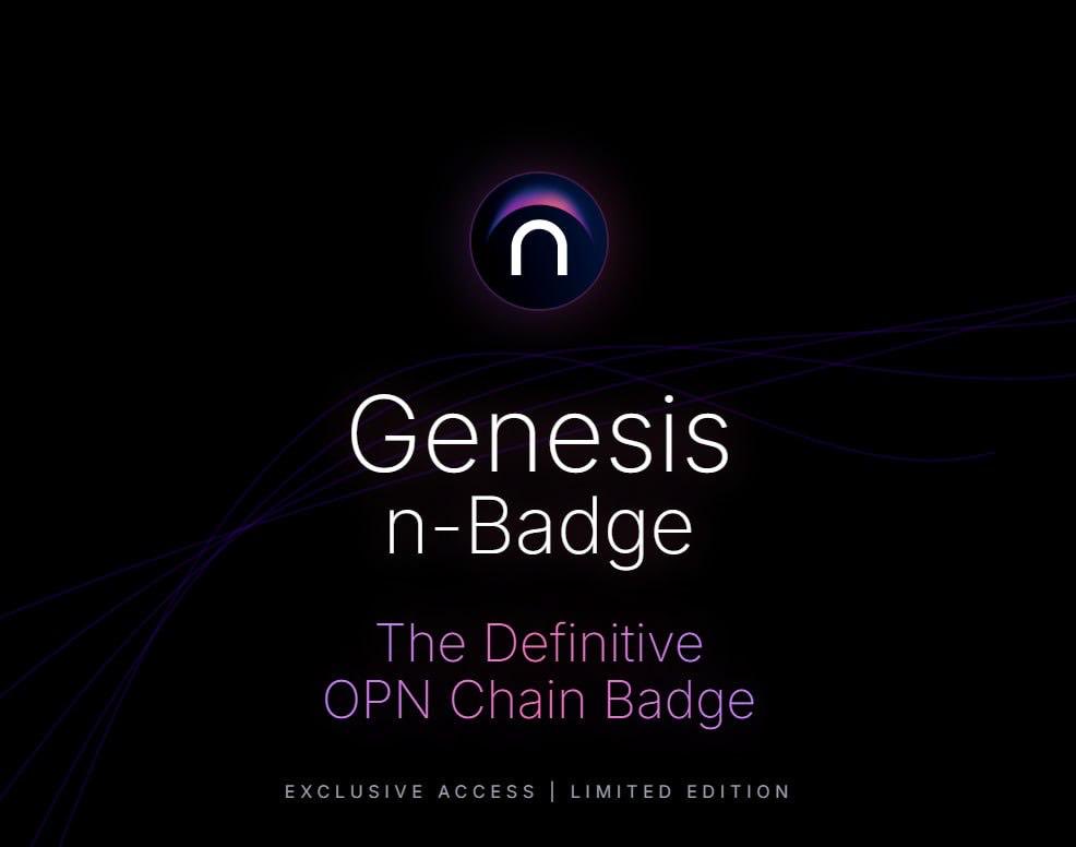 🟡 Collect a free badge from IOPn 
Deadline: 48 hours ⏰ 
What to do: 
▪ Go to the website genesis.iopn.io
▪ Complete social tasks 
▪ Brand the badge 
🔴The badge will affect rewards on the main network Informer 

<a href="/bigGodforcrypto/">New hight</a>
