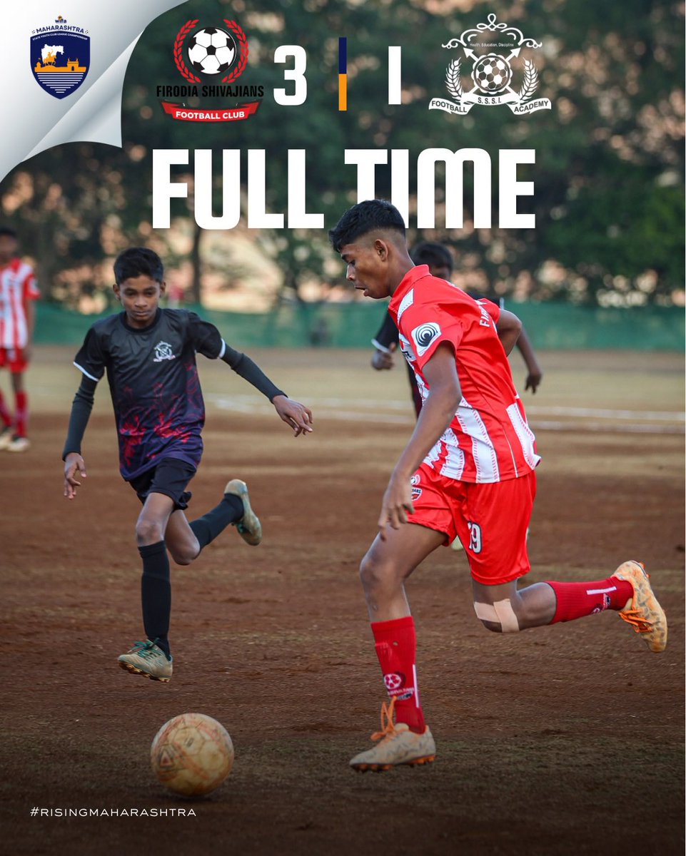 WIFAOfficial's tweet photo. WIFA Junior State League Championship
Full-time Score: Firodia Shivajians 3-1 SSSI
#MSYL #StateLeague #JuniorBoys #RisingMaharashtra https://t.co/L8BMoohdDe