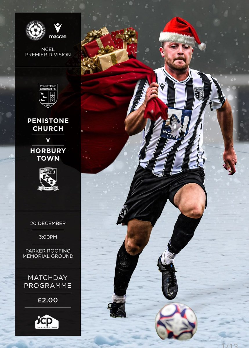 IT'S GAME DAY!!!!

We welcome <a href="/Horbury_TownFC/">Horbury Town FC</a> to the <a href="/parkerroofing/">Parker Maythorn LTD</a> Memorial Ground this afternoon for our final home game of the year.

Kick off 3pm
Bar/gate open 12pm

Adults £6
Concessions £4
Under 14s free with a paying adult.

Food available from the kitchen.

#UpTheChurch