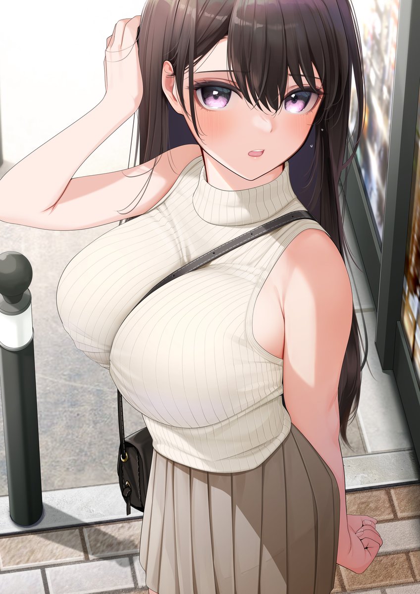 うりぼうさっか店様の巨乳ニット女子企画「むちピタほっとニット」に下記イラストにて参加させていただきました!ご興味のある方、特設ページの方覗いてみてくださいませ☺️ 