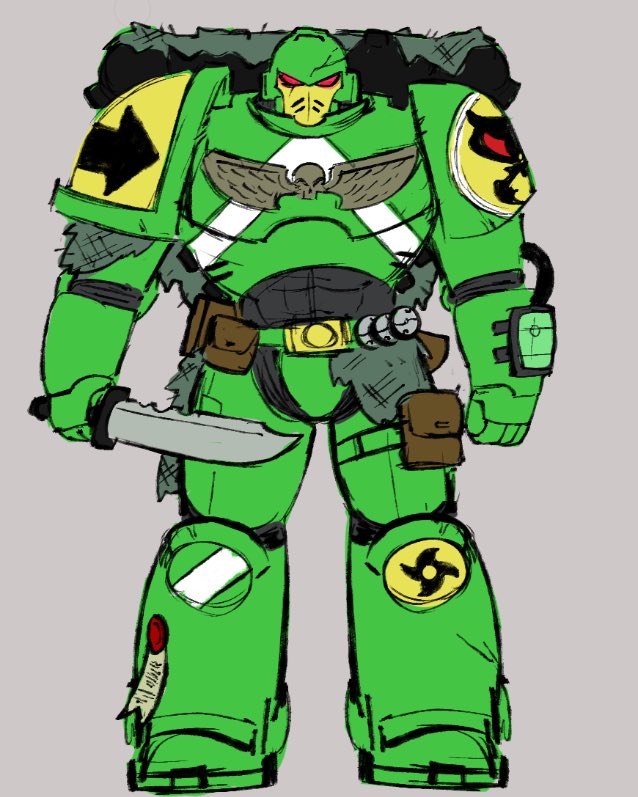 Gorgus9's tweet image. Bug oc 40k