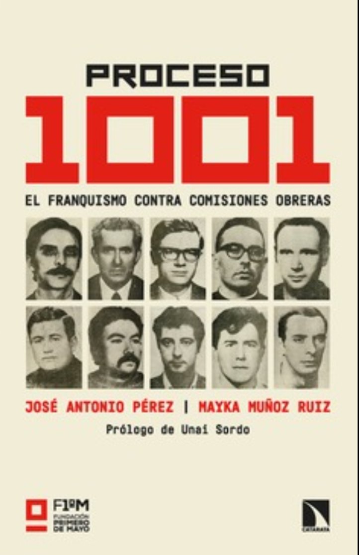 Bon dia de pluja amb el bon record dels nostres companys que, lluitant pels drets laborals i la democràcia, van patir la repressió de la Dictadura.
A la biblioteca de la <a href="/FundCipriGarcia/">Fund.Cipriano García</a> trobareu llibres sobre tan important fet.