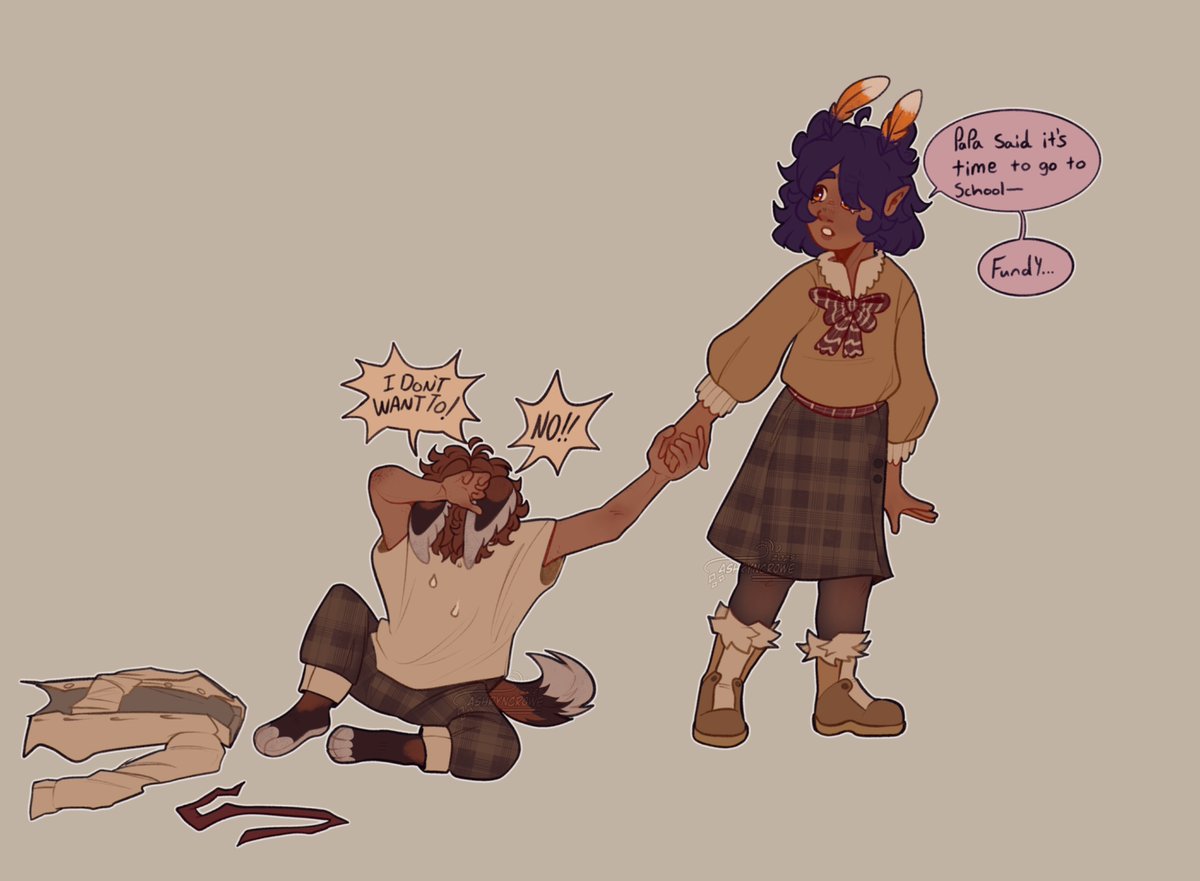 ashryncrowe's tweet image. Heard they were siblings

#luxintrusfanart #fundyfanart #contentsmp