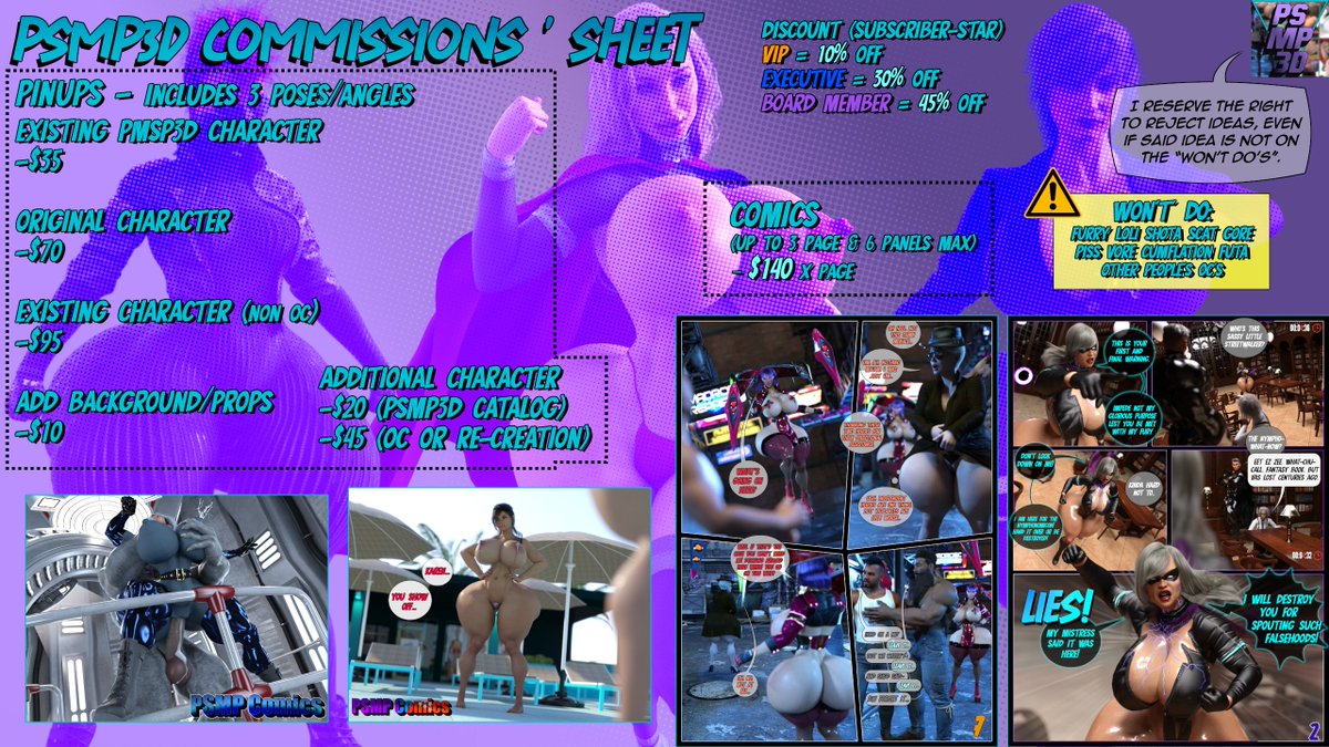 PSMP3D🔞 COMMS OPEN🚨 tweet media