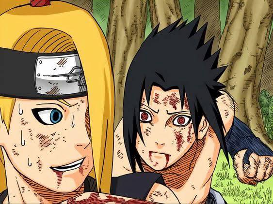 Sasuke vs Deidara is the highest IQ fight in the series btw. Not Shikamaru and Hidan