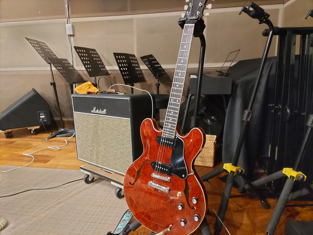 HurryAccelerat1's tweet image. 2025年締めのライブは深谷City Boyの自主開催紅白歌合戦に出演。今日のリハも出来は上々。良いライブになるよ。