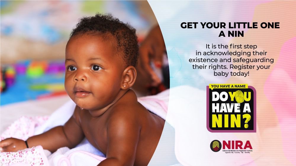 Every child deserves to be seen, counted, and protected. 

Registering your baby for a NIN is the first step in acknowledging their existence and safeguarding their rights to essential services. 

Start early at prereg.nsis.nira.go.ug/pre-registrati… and register your child today.