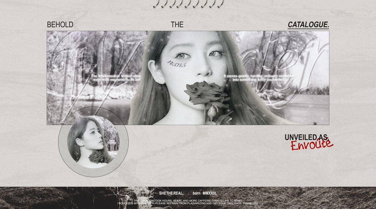 sherealest's tweet image. Boleh bantu repost? Thank you! ⋆⁺☃️₊❄️.

Halo! Kenalan sama "WINTRY ASHES" dan "ENVOÛTÉ" yang nantinya bakal dijual dalam kurun waktu terbatas ini, yuk. Kindly let me know through DM kalau misalnya ada yang kurang aman. c:

sfu. #zonauang