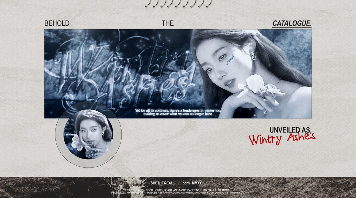 sherealest's tweet image. Boleh bantu repost? Thank you! ⋆⁺☃️₊❄️.

Halo! Kenalan sama "WINTRY ASHES" dan "ENVOÛTÉ" yang nantinya bakal dijual dalam kurun waktu terbatas ini, yuk. Kindly let me know through DM kalau misalnya ada yang kurang aman. c:

sfu. #zonauang