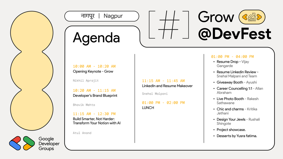GDG नागपुर tweet media