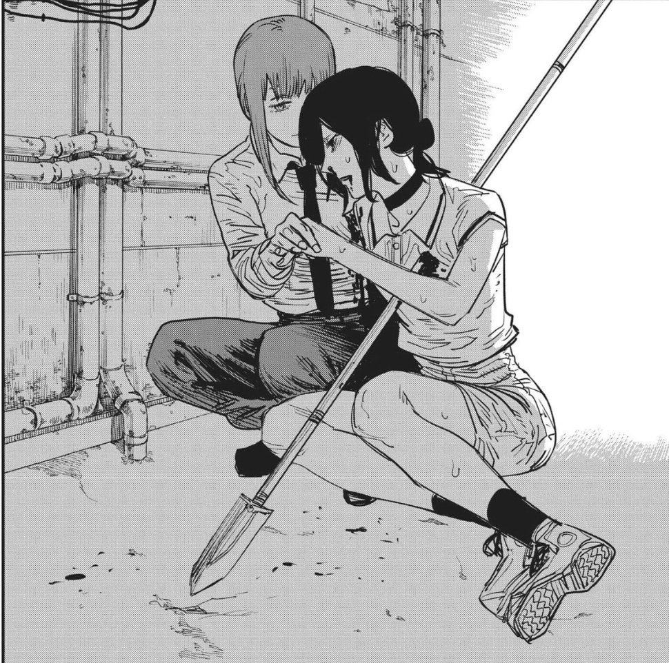 Makima vs. Reze

Fujimoto: "As an audience, I thought, 'Makima did something unnecessary.' Then I was wondering, 'Why didn't this author let Reze and Denji meet?',so I couldn't sleep lol.
It was a strange sensation of the questions from my own work coming back to haunt me."