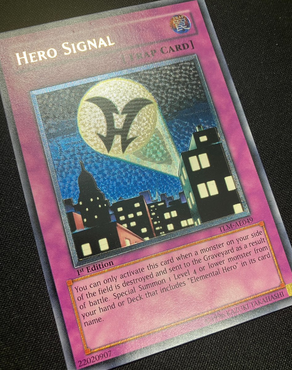 入荷情報】 HERO SIGNAL(旧アジア/レリーフ) 昔の遊戯王カード買うなら