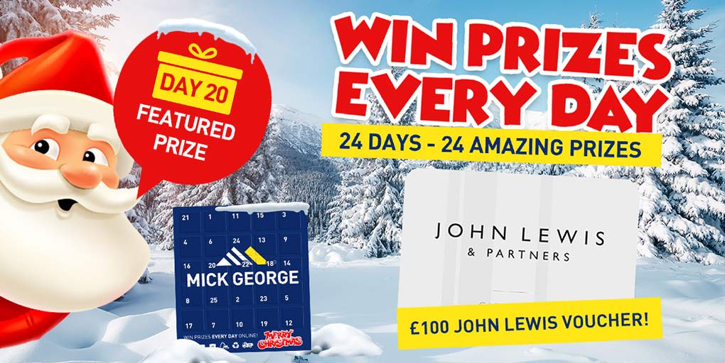 mickgeorgeltd's tweet image. 🤔Last minute presents to buy? WIN a £100 John Lewis Gift Card to get everything sorted for less!

To enter: 

✅Like and share this post

☑️Follow us (must be following to win)

✅Enter here - mickgeorge.co.uk/advent-calenda…

Good luck! our winners will be announced every Monday