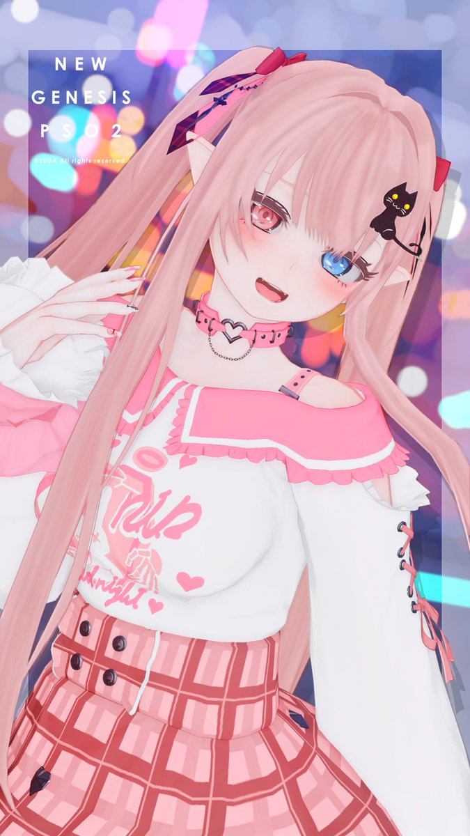 mthelle55's tweet image. 髪型かわいいかもしれない
#PSO2NGS_SS