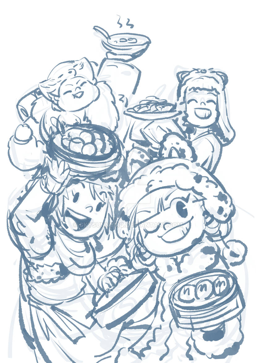 What should we eat tomorrow?

#WUCHANGFallenFeathers #WUCHANGGame #明末渊虚之羽 #FanArt #冬至