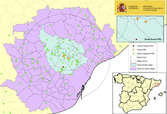 ⚠️🐗 4 municipis més si el nou positiu està dins el radi de 6km? Què ha canviat respecte als 26 casos restants?

Aquí la resposta ⬇️ aquesta imatge explica més clar allò que el conseller <a href="/oscarordeig/">Òscar Ordeig</a> no diu.

Els 26 casos anteriors eren tots molt propers entre ells. El que es va