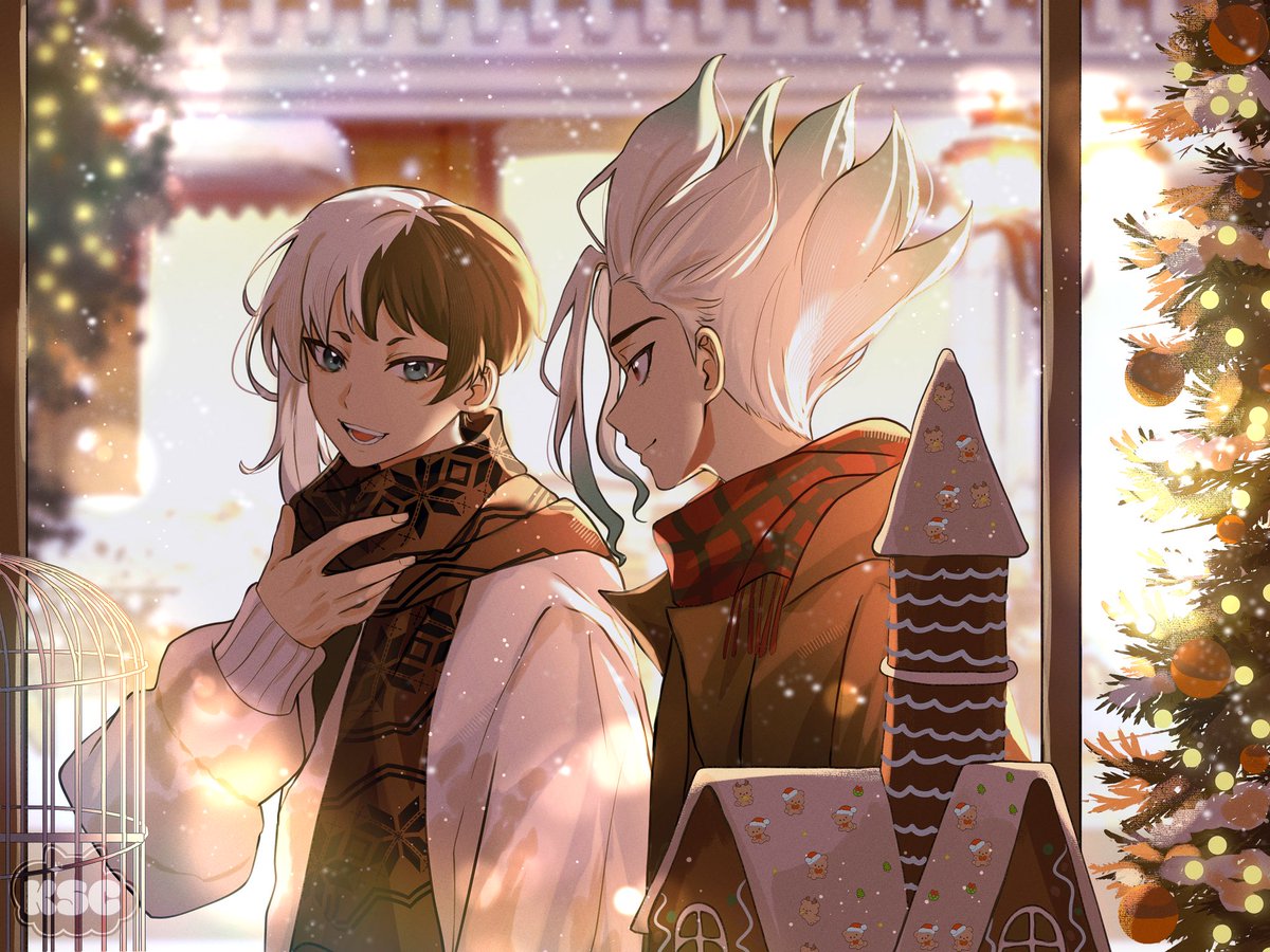 strolling through christmas shops 🎄❄️ #千ゲ #SenGen