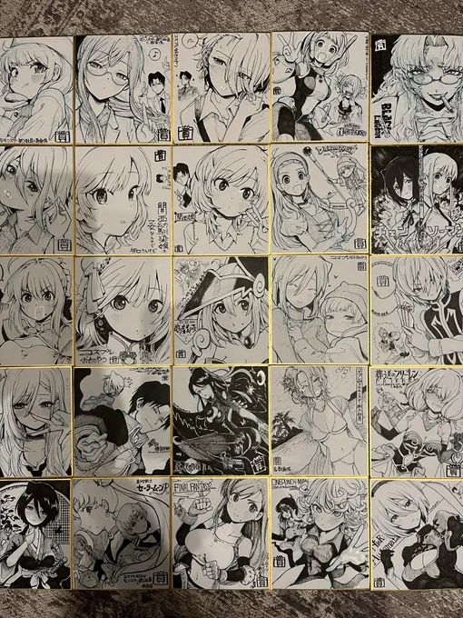 色紙、ひとまず目標枚数の半分完成!あと何枚いけるかっ、、!? 