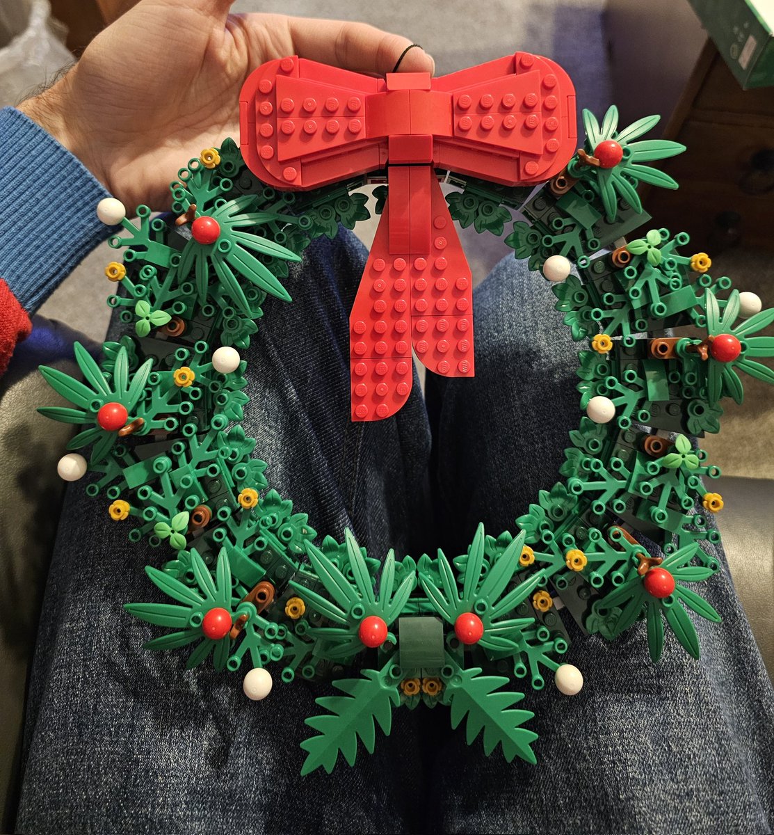 Iznic's tweet photo. Might have a new Christmas tradition. Last few weekends I've been building Christmas #LEGO with the other half while watching Christmas movies. It's created some amazing memories and has been a lot of fun. Currently building the latest train this weekend @LEGO_Group https://t.co/QFErGJ4w6s