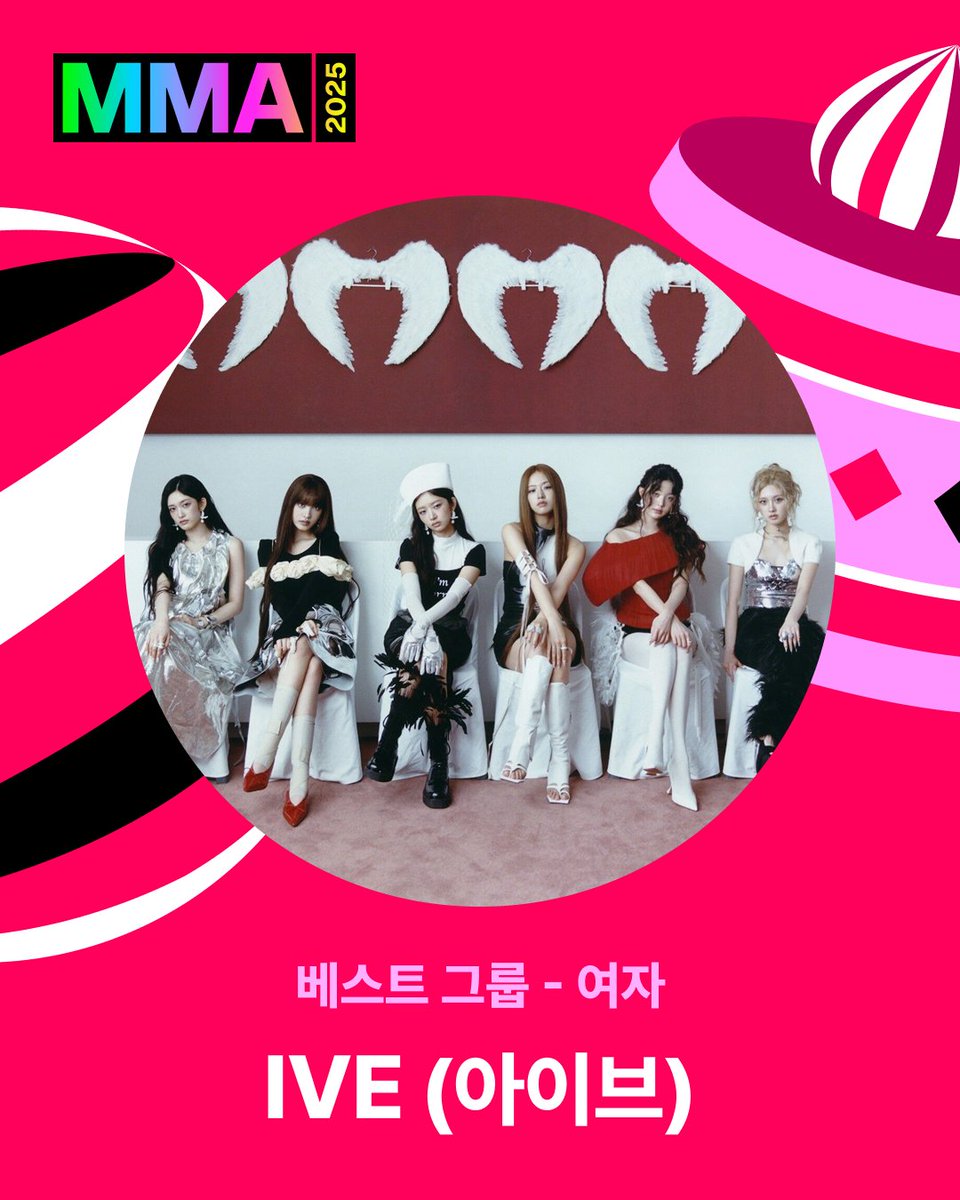 melon's tweet photo. #MMA2025 수상자 발표🏆

Best Group -Female
#IVE #아이브

수상을 진심으로 축하드립니다

@IVEstarship
#멜론 #Melon #멜론뮤직어워드 https://t.co/BteDhQ23OB