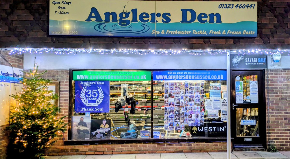 TheAnglersDen's tweet photo. 🎣🎁FISHING TACKLE ADVICE &amp; GUIDANCE with your LOCAL ANGLING EXPERTS🎁🎣
Support Local Business this Christmas!
Get friendly, local, expert and trustworthy fishing tackle advice this festive season. Vsit us in Pevensey Bay, BN246AY, or ring us on 01323 460441. https://t.co/dG7ZtwU2O9