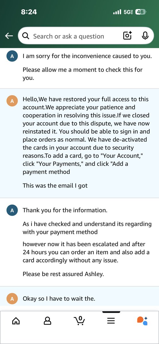 LittleTeddy86's tweet photo. Only five days until Christmas, and all I’m asking is for Amazon to keep their promise and lift the restrictions on my account so I can use my gift card. I just want to put something under the tree for my five-year-old son. Please, follow through on what you said you would do. https://t.co/Sd65VJh5aP