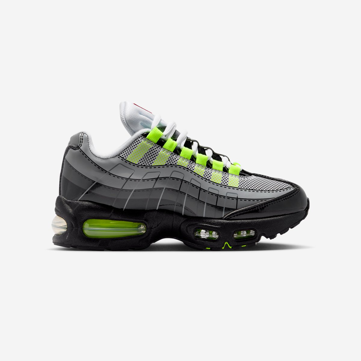 ImagesByStashed's tweet image. Official Images for the LEGO x Nike Air Max 95 'Neon' (GS)