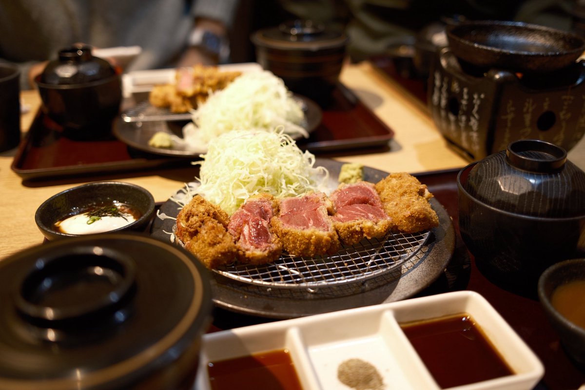 Post by s-tra 🍰🍴 on X: 牛カツ！