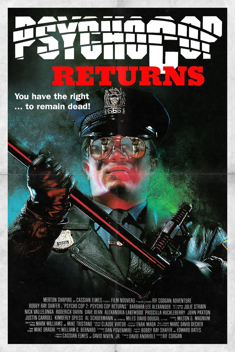 Psycho Cop 2 (1993)

☆☆☆☆

C’est long et toujours aussi insignifiant…

✍️ La suite ici :
senscritique.com/film/psychocop…

#PsychoCop2 #AdamRifkin #RobertRShafer #Film #Cinema