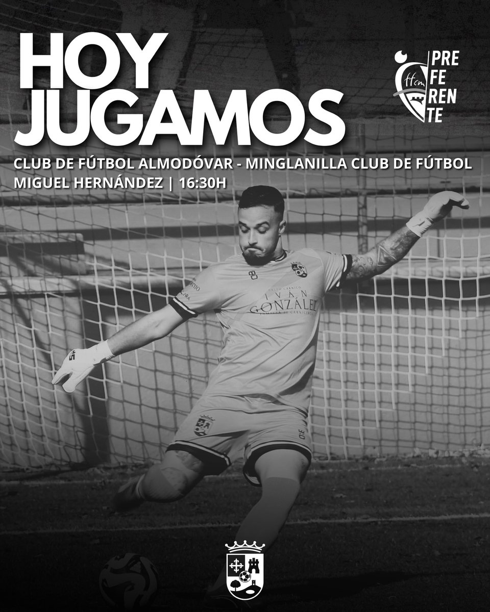 🔵 𝐇𝐎𝐘 𝐉𝐔𝐆𝐀𝐌𝐎𝐒

🏆 Jornada 16
🆚 Minglanilla CF
🗓️ 20 Diciembre
⏰ 16:30H
🏟️ Miguel Hernández
🏠 Almodóvar del Campo

🪪 Socios: Gratis

🎟️ Entradas

👨🏻 Adulto - 8€
🧒🏻 Niño - 5€