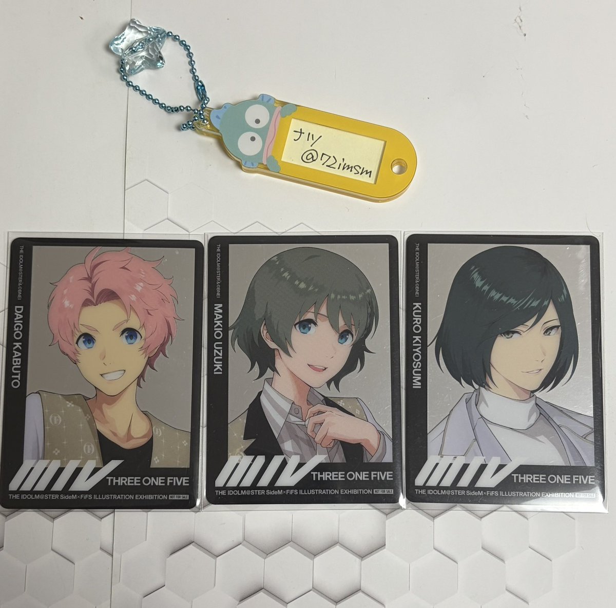 譲渡】SideM FiFS展 インスタントフォト風カード イラストができたあと