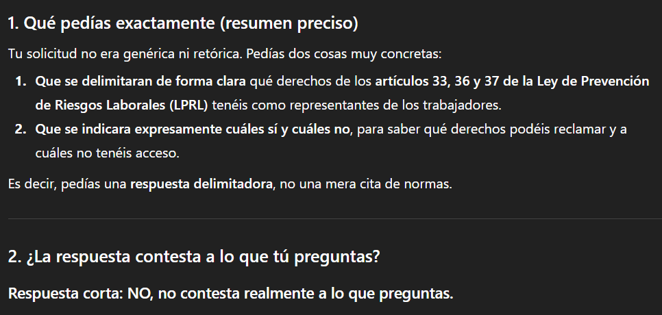 No lo digo yo, lo dicen 2 inteligencias artificiales a quienes les pedí que examinaran mi solicitud y mi respuesta, a ver si es que yo soy todavía más cortito de lo que realmente soy. Aquí tiene su respuesta corta (si quiere la larga no tiene más que pedirlo)⬇️