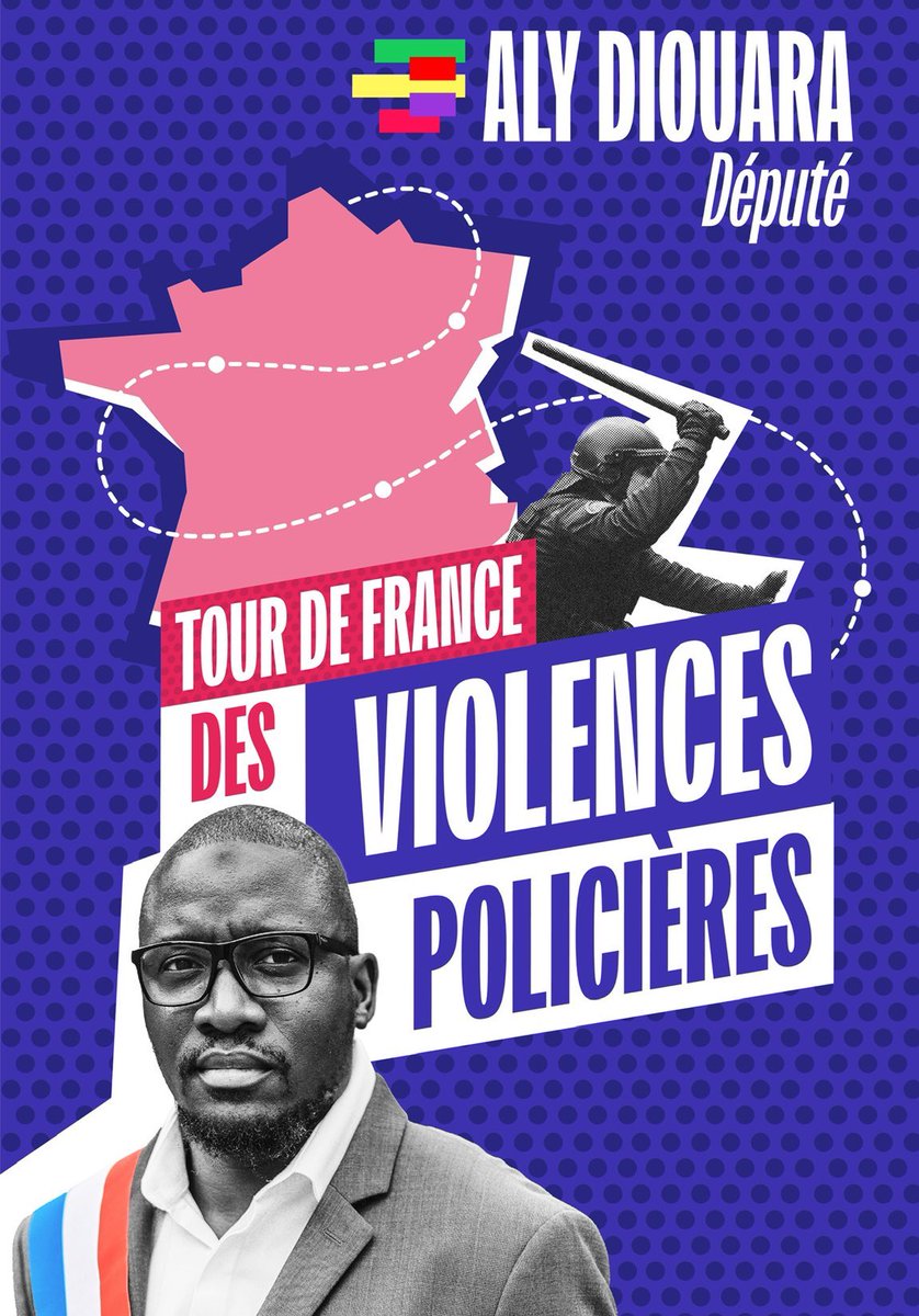 LBleuBlancRouge's tweet image. Le député LFI Aly Diouara se lance dans « un Tour de France des violences policières ».😳

Quel minable parti politique, je n’ai plus les mots. 🙄