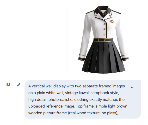 Kawaii Fashion Display Replication — example 3
