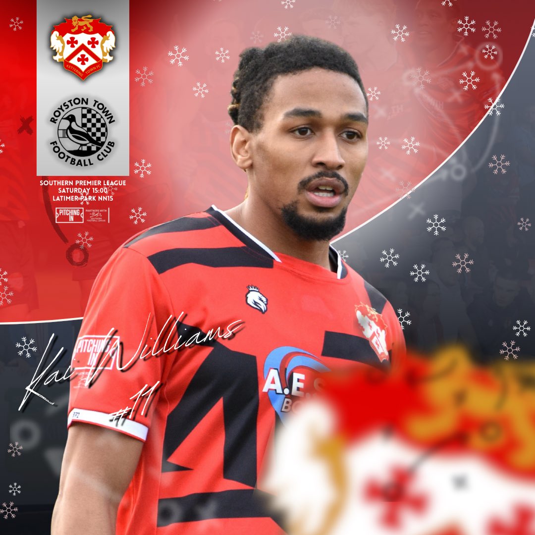 KTFCOfficial's tweet image. MATCHDAY!

Festive football returns to NN15 as we host @RoystonTownFC !!

#KTFC