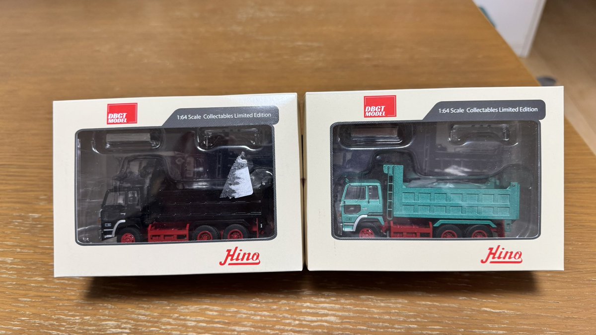 仕事から帰って来たら、DBGTの1/64日野スーパードルフィンダンプ